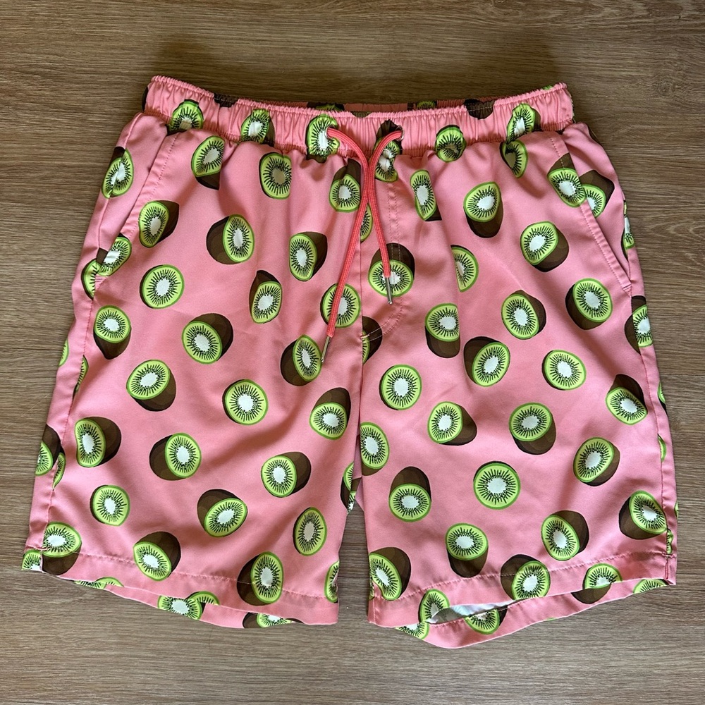 OSMAN Athletic Pink and Green Shorts with Playful Design